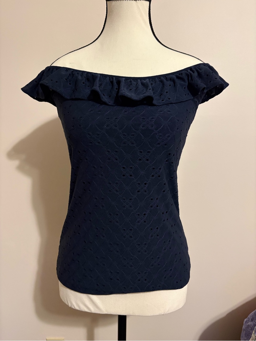 Loft sleeveless top, navy blue, XS, NWT